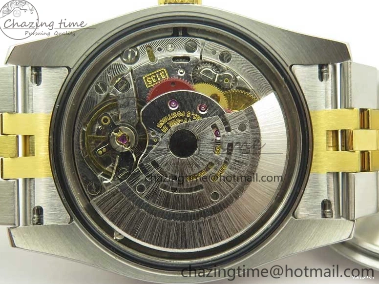 YG Stick Silver Bracelet on SS 126233 Markers ARF Jubilee Dial SS DateJust Best Edition 36 YG 1:1 SH3135 0505